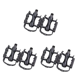 Happyyami Spares 6 Pcs Aluminum Pedal Pedalboards Pedialax Pedal for Track Bikes Mtb Pedals Cycling Cleats Bike Pedals Mountain Bike Road Platform Pedal Bike Cleats Universal Accessories Non-slip
