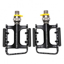 8haowenju Mountain Bike Pedal 8HAOWENJU Bicycle Pedals Aluminum Alloy Pedals 2 / Package Comfortable Black Perfect