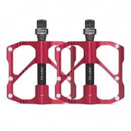 8haowenju Spares 8HAOWENJU Bicycle Pedals Aluminum Alloy Pedals 2 / Package Comfortable Fhree Colors To Choose From. (Color : Black)