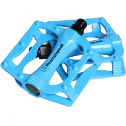 8haowenju Mountain Bike Pedal 8HAOWENJU Bicycle Pedals Aluminum Alloy Pedals 2 / Package Comfortable Five Colors To Choose From (Color : Blue)