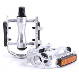 8haowenju Mountain Bike Pedal 8HAOWENJU Bicycle Pedals Aluminum Alloy Pedals 2 / Package Comfortable Four Colors To Choose From (Color : Silver)