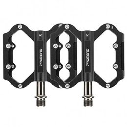 8haowenju Mountain Bike Pedal 8HAOWENJU Bicycle Pedals Aluminum Alloy Pedals 2 / Package Comfortable Three Colors To Choose From. (Color : Black)