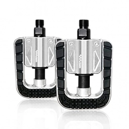 puseky Mountain Bike Pedal A Pair Mountain Road Bike Pedal Aluminum Bicycle Replacement Folding Reflective Pedals Universal Use