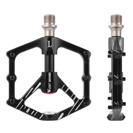 Abaodam Spares Abaodam 1 Pair Bicycle Flat Pedal Mountain Road Bicycle Pedals Bike Pedal Aluminium Alloy Wheel Pedal for MTB Road Bike Bicycle Travel Cycle Riding Accessories
