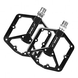 Abaodam Spares Abaodam 1 Pair Bicycle Pedals Road Mountain Bicycle Pedals Cycling Flat Pedals Aluminium Alloy Wide Platform Pedals Treadles for Fitness BMX MTB Bike