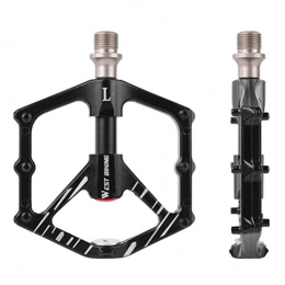 Abaodam Spares Abaodam 1 Pair of Bicycle Flat Pedal Mountain Road Bike Pedals Bike Treadles Pedal Aluminum Alloy Cycling Pedal for MTB Road Bike Travel Cycle Riding Accessories