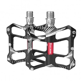 Abaodam Bike Cycling Bike Pedals Aluminum Antiskid Durable Mountain Bike Pedals Durable Sealed Bearing Axle for Mountain Bike BMX MTB Road Bicycle (1 Pair)