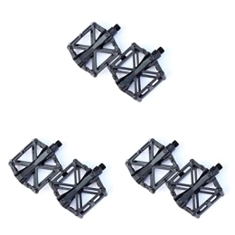 ABOOFAN Spares ABOOFAN 3 Pairs Pedals Mountain Bike Pedals for Mountain Cycling Road Bicycles (Black)