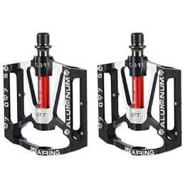 ABOOFAN Spares ABOOFAN Mountain Bike Pedals, Non- Slip Lightweight Aluminium Alloy Bicycle Platform Pedals for Travel Cycle- Cross Bikes etc