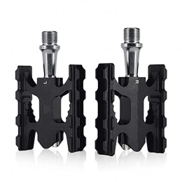 AHGSGG Spares AHGSGG Bicycle Pedals, Lightweight Bearing Pedals with Aluminum Alloy Material, Suitable for Folding Bicycles, Mountain Bikes and Road Bikes, for Outdoor Riding