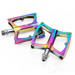 AHGSGG Mountain Bike Pedal AHGSGG Mountain Bike Pedals, Aluminum Alloy Pedals with Non-Slip Spikes, Suitable for Outdoor Activities, for Mountain Bikes, Road Bikes and Folding Bikes
