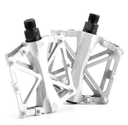 AIlysa Spares AIlysa Bike Pedals, Aluminum Alloy Anti-slip Bicycle Pedals, Flat MTB Bike Pedals, Universal Mountain Bike Pedals, Lightweight Durable for 9 / 16" Road Bike, City Bike