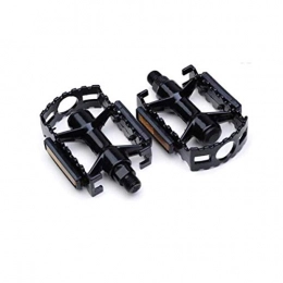 Allamp Bike Pedal, 9/16 Inch Bicycle Pedal For Mountain Cycling Road Bicycles Pure Metal Texture - Black The latest style, and durable Accessories