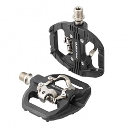 Almencla Spares Almencla Bicycle Mountain Bike Pedals with SPD Cleats Nylon MTB for Road Bike