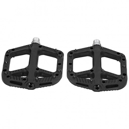 Alomejor Spares Alomejor Bicycle Pedals Non-Slip Bicycle Pedals Reinforced Nylon Widen Bicycle Platform Pedals Mountain Road Bike Pedals(black)