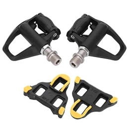 Alomejor Mountain Bike Pedal Alomejor Bike Self‑Locking Pedals with Cleats for Mountain Road Bicycle Repair Replacement Pedels with Fittings
