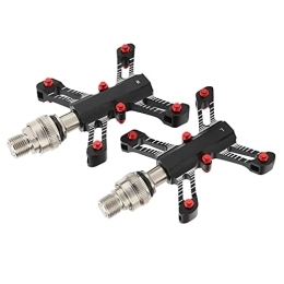 Alomejor Spares Alomejor MTB Pedals, Lightweight Bicycle Bearing Pedal for Road Mountain Bike
