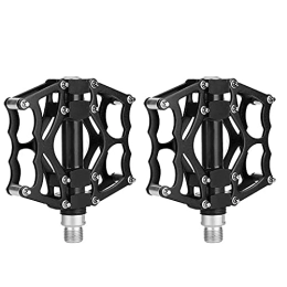 BDRAW Mountain Bike Pedal Aluminium Alloy Mountain Bike Road Bicycle Pedals Replacement Pedals Mountain Bike Pedals (Color : Noir, Size : 11.8x10.5x2.7cm)