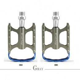 Aluminium Alloy MTB Pedal Lightweight Durable Bike Bicycle Pedals (Gray)