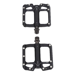 Alomejor Spares Aluminum Alloy Bicycle Pedals with Removable Non Skid Nails, 3 Bearings for Road, MTB, Mountain Bikes