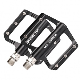MSG ZY Spares Aluminum alloy Bike Pedals, Mountain Bike Pedal 3 Bearing Aluminum Alloy Anti-skid MTB BMX Pedals for Road Bike 9 / 16 inch Cycle Flat Pedal