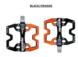  Mountain Bike Pedal Aluminum alloy CNC ultralight cycling BMX pedal MTB mountain bike pedals 360 g / pair 6 colors optional, black and orange