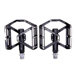 BEOOK Spares Aluminum Alloy Mountain Bike Pedals Ultra-light Material Pedals Non-slip Pedals for Road Bikes Black