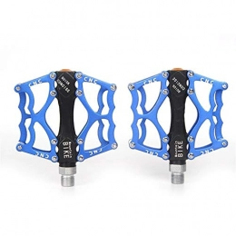 Aaren Spares Aluminum Alloy Pedal Mountain Bike Pedal Palin Bearing Pedal Pedal Bearing Pedal Pelin Foot Pedal Easy Installation (Color : Blue)