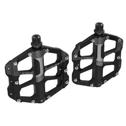 Gedourain Spares Aluminum Alloy Pedals, Anti Slip 107mm Widen Tread Dustproof Waterproof Sealed Bearing Pedals High Moistness for Mountain Bike