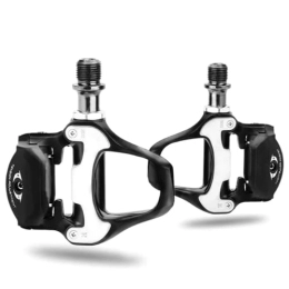 birsun Spares Aluminum Alloy Self-locking Bike Pedals for Road and Mountain Bicycles - Repair Parts