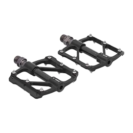 Okuyonic Spares Aluminum Bicycle Platform Pedals, Non‑slip Lightweight CNC Machined MTB Pedals Smoothly for Road Mountain BMX MTB Bike (#1)