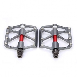 Alupre Spares Aluprey 1Pair Road Mountain Bike Bicycle Pedals Aluminum Sealed Bearing 9 / 16(Grey)