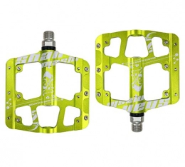 Anabei Mountain Bike Pedal Anabei Mountain bike bearing pedal pedal bicycle wide and comfortable pedal, Green
