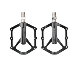 ANASRI Mountain Bike Pedal ANASRI TTRS store 1 Pair Bicycle Pedal Aluminum Alloy Non-slip Fit For Mountain Road MTB Bike Black Cycling Tools (Color : PD-M66N)