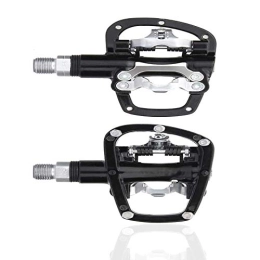 Samine Spares And Durable Clipless Pedals Studs Compatible Bicycle Aluminum Alloy Black