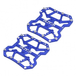 anruo Mountain Bike Pedal anruo 1 pair Mountain bike mountain bike clipless pedal platform adapter for universal compatible SPD bicycle parts aluminum alloy Blue