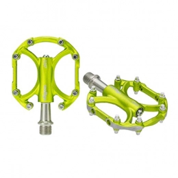 anruo Spares anruo Aluminum alloy ultralight bicycle pedal bearing mountain bike mountain road bicycle pedal Green