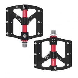 ANVAVA Mountain Bike Pedal ANVAVA Mountain Bike Pedals, 3 Sealed Bearings Ultra Strong Colorful Cr-Mo Aluminum Alloy CNC Machined 9 / 16" Non-Slip for Road BMX MTB Fixie Mountain Bikes
