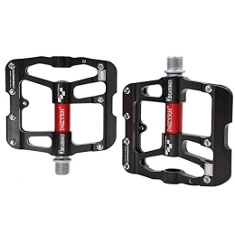AORUEY Spares AORUEY Bike Pedals Mountain Bike Pedals New Aluminum Antiskid Durable Mountain Bike Pedals Road Bike Hybrid Pedals With Free Installation Tool (Color : Black, Size : Free size)