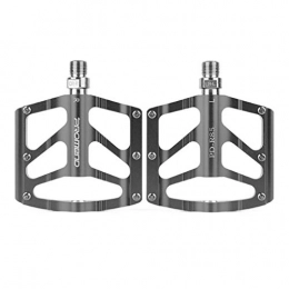 ASKLKD Spares ASKLKD Mountain Bikes, Aluminum Alloy 3 Bearing Pedals, Anti-slip Studs, Cycling Accessories-1 Pair Cycling accessories (Color : Gray)