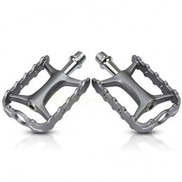 ASUD Mountain Bike Pedal ASUD Bike Pedals 9 / 16 Cycling Sealed Bearing Bicycle Pedals (110.5 * 61 * 20mm), Gray