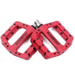 ASUD Mountain Bike Pedal ASUD Cr-Mo Spindle 9 / 16" DU Sealed Bearings Nylon fiber Bike Pedals for Performance Road and Fixed Gear Bicycle