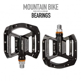 ASUD Spares ASUD Mountain Bike Pedals, Ultra Strong Colorful CNC Machined 9 / 16 inch Cycling Sealed 3 Bearing Pedals