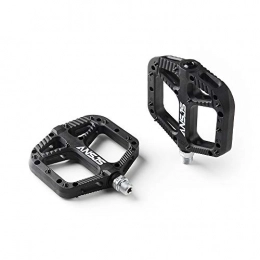 AYGANG Spares AYGANG Bicycle Pedal MTB Pedals Mountain Bike Pedals Lightweight Nylon Fiber Bicycle Platform Pedals for BMX MTB 9 / 16" (Color : Black)