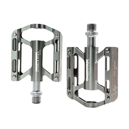 AZPINGPAN Mountain Bike Pedal AZPINGPAN 14mm Threaded Mountain Bike Pedal丨9 / 16 MTP Sealed Non-slip PeilinAluminum Bicycle Pedal丨8 Stainless Steel Cleats Riding Accessories