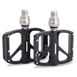 AZPINGPAN Spares AZPINGPAN 3 Peilin Quick Release Bicycle Pedals 丨 All-aluminum Alloy Sealed Non-slip Mountain Bike Widened Pedals 丨 Chrome Molybdenum Steel Bearings, 14mm Thread Diameter