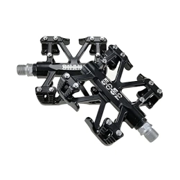 AZPINGPAN Mountain Bike Pedal AZPINGPAN Magnesium Alloy 2 DU Bicycle Pedals丨CNC Integrated Hollow Chromium-molybdenum Steel Axle Mountain Bike Flat Pedals丨14mm Threaded Caliber Outdoor Cycling Road Bike Accessories