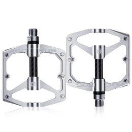 AZPINGPAN Spares AZPINGPAN One-piece Lightweight Bicycle Pedals, Detachable Anti-skid Nail Peilin Bearing Mountain Folding Bike Pedals, Chrome-molybdenum Steel Shaft Anodized Outdoor Riding Accessories