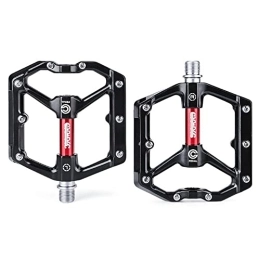 AZPINGPAN Mountain Bike Pedal AZPINGPAN Reflective Sequin Road / MTB Bike Pedals丨14mm Thread Caliber Aluminum Alloy Bicycle Pedals 丨Sealed Antiskid Peilin Bearing Mountain Bike Pedal With Removable Anti-Skid Nails