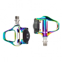 BAODI Spares BAODI Bicycle Pedals Bicycle pedals road bike lock pedals aluminum alloy colorful bicycle pedal accessories